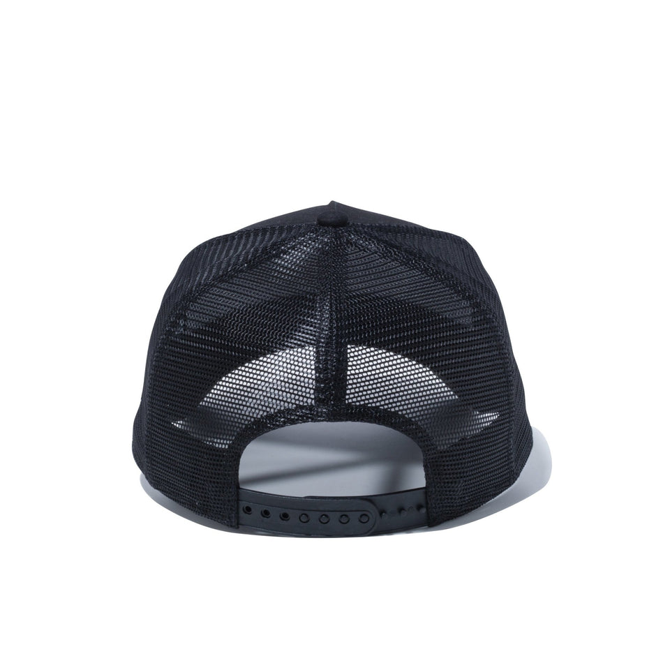 9FORTY A-Frame トラッカー ベーシックファブリックス オーバルロゴ ブラック - 12540635-OSFM | NEW ERA ニューエラ公式オンラインストア