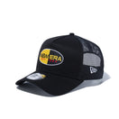 9FORTY A-Frame トラッカー ベーシックファブリックス オーバルロゴ ブラック - 12540635-OSFM | NEW ERA ニューエラ公式オンラインストア