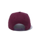 9FORTY A-Frame ダックキャンバス レザーパッチ マルーン × ラクリーン - 12540670-OSFM | NEW ERA ニューエラ公式オンラインストア