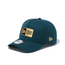 9FORTY A-Frame ボックスロゴ ダークグリーン × メタリックゴールド - 12540682-OSFM | NEW ERA ニューエラ公式オンラインストア