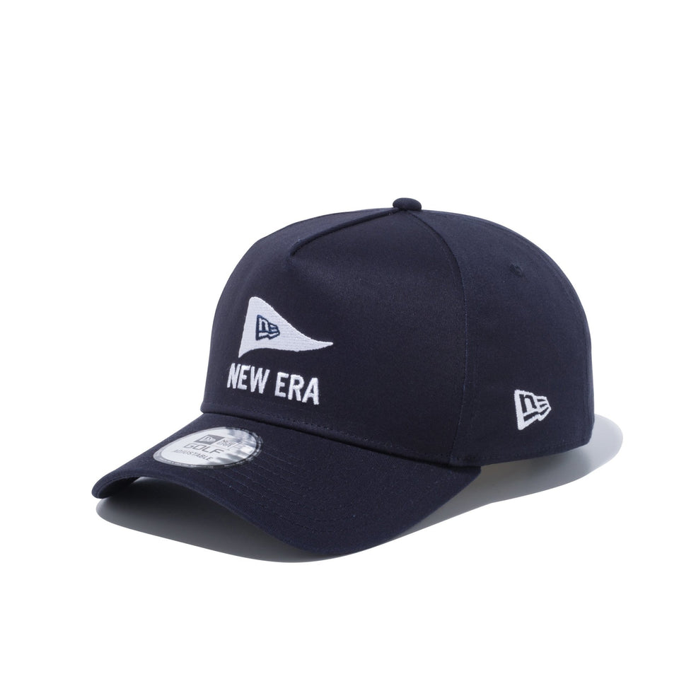 【ゴルフ】 9FORTY A-Frame ストレッチコットン ウォッシャブル ピンフラッグ ロゴ ネイビー - 12541350-OSFM | NEW ERA ニューエラ公式オンラインストア