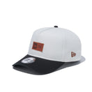 9FORTY A-Frame ダックキャンバス レザーパッチ ボックスロゴ アイボリー ブラックバイザー - 12653770-OSFM | NEW ERA ニューエラ公式オンラインストア