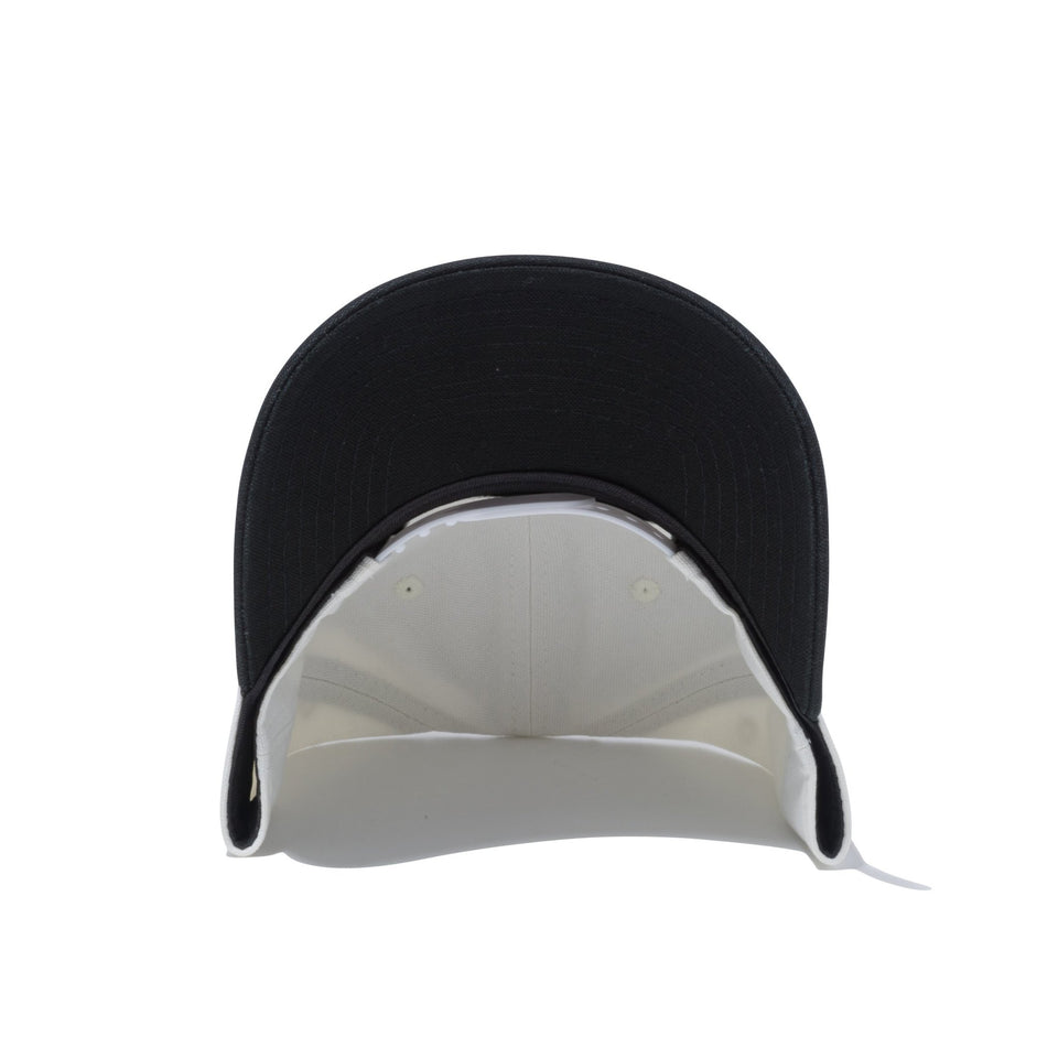 9FORTY A-Frame ダックキャンバス レザーパッチ ボックスロゴ アイボリー ブラックバイザー - 12653770-OSFM | NEW ERA ニューエラ公式オンラインストア