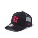9FORTY A-Frame トラッカー スクエアニューエラ ブラック × メタリックレッド - 12654379-OSFM | NEW ERA ニューエラ公式オンラインストア