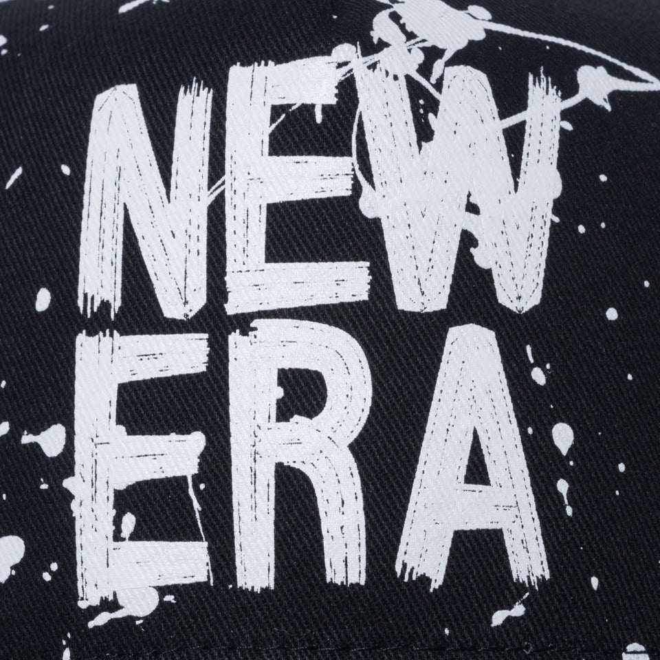 【ゴルフ】 9FORTY A-Frame トラッカー スプラッシュペイント スクエアロゴ ブラック - 12674547-OSFM | NEW ERA ニューエラ公式オンラインストア