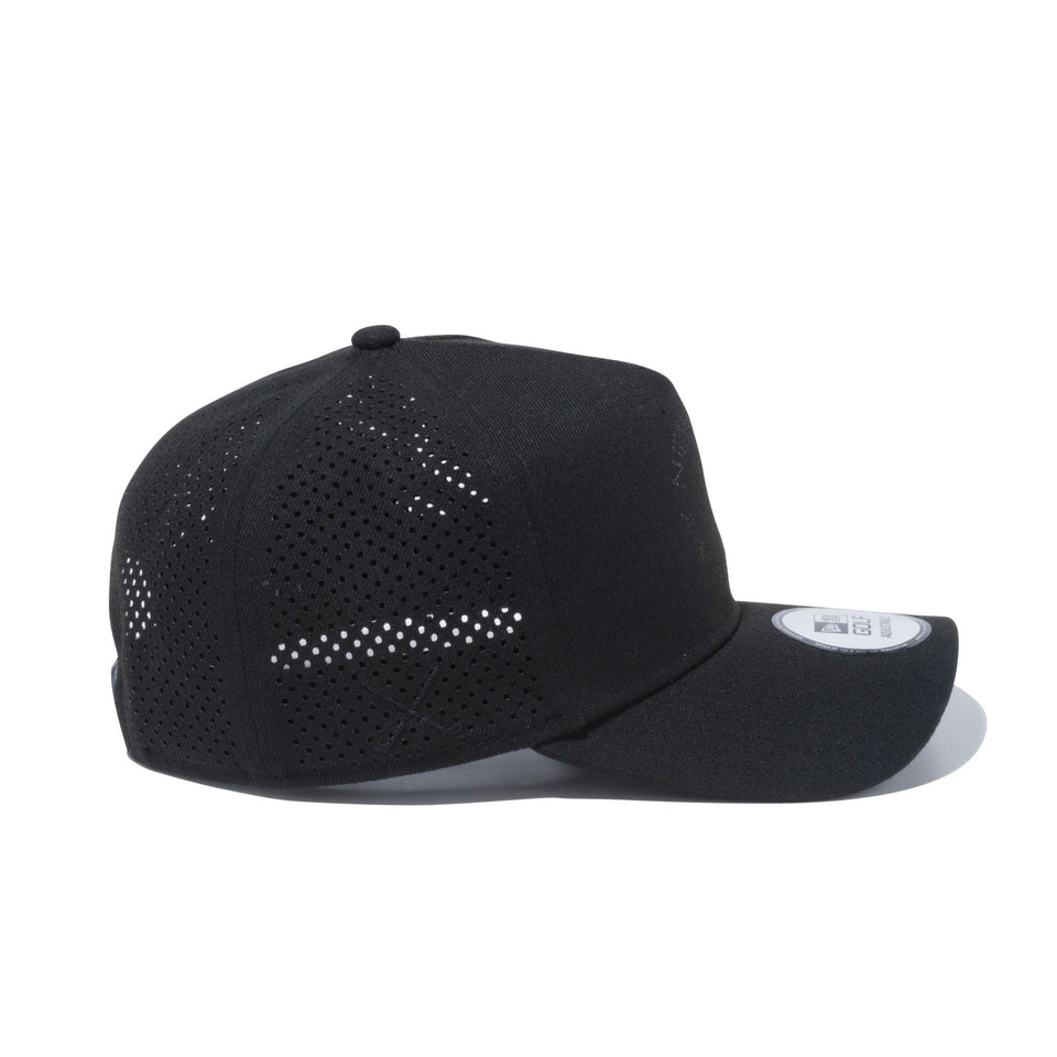 【ゴルフ】 9FORTY A-Frame レーザーパフォーテッド サークルロゴ ブラック - 12674596-OSFM | NEW ERA ニューエラ公式オンラインストア