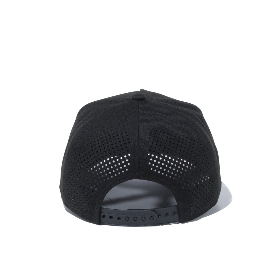 【ゴルフ】 9FORTY A-Frame レーザーパフォーテッド サークルロゴ ブラック - 12674596-OSFM | NEW ERA ニューエラ公式オンラインストア