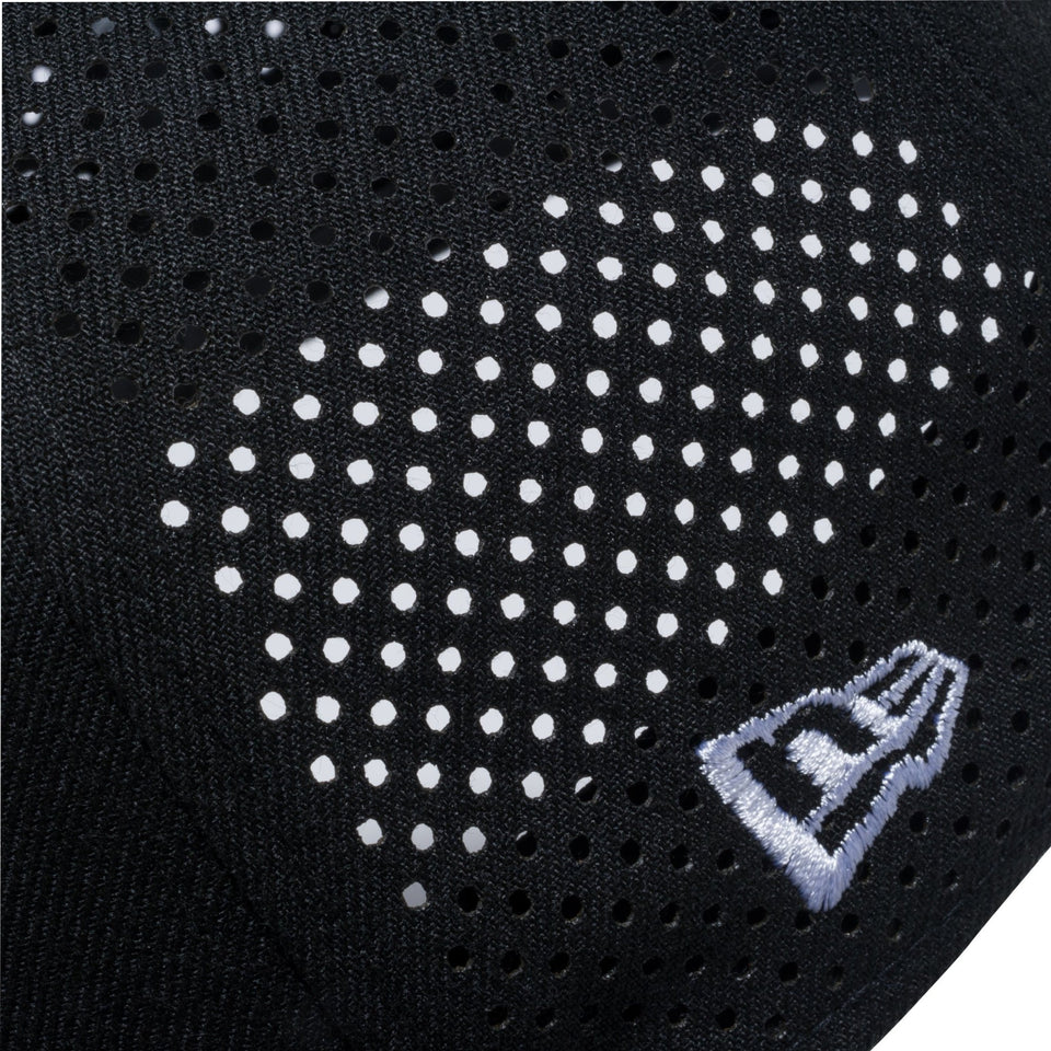 【ゴルフ】 9FORTY A-Frame レーザーパフォーテッド サークルロゴ ブラック - 12674596-OSFM | NEW ERA ニューエラ公式オンラインストア