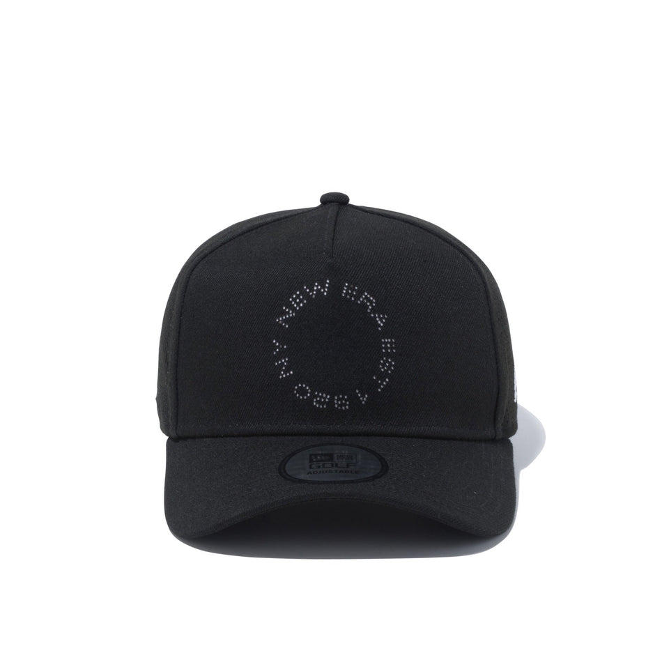 【ゴルフ】 9FORTY A-Frame レーザーパフォーテッド サークルロゴ ブラック - 12674596-OSFM | NEW ERA ニューエラ公式オンラインストア