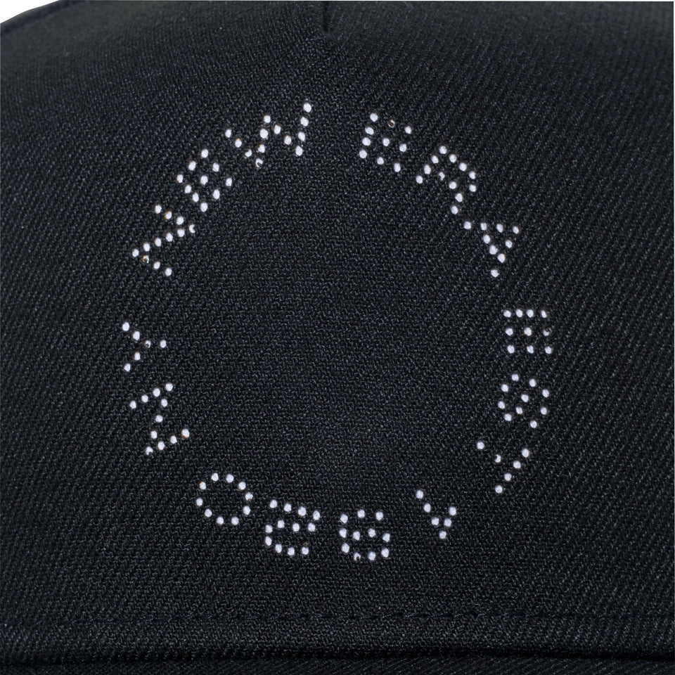 【ゴルフ】 9FORTY A-Frame レーザーパフォーテッド サークルロゴ ブラック - 12674596-OSFM | NEW ERA ニューエラ公式オンラインストア