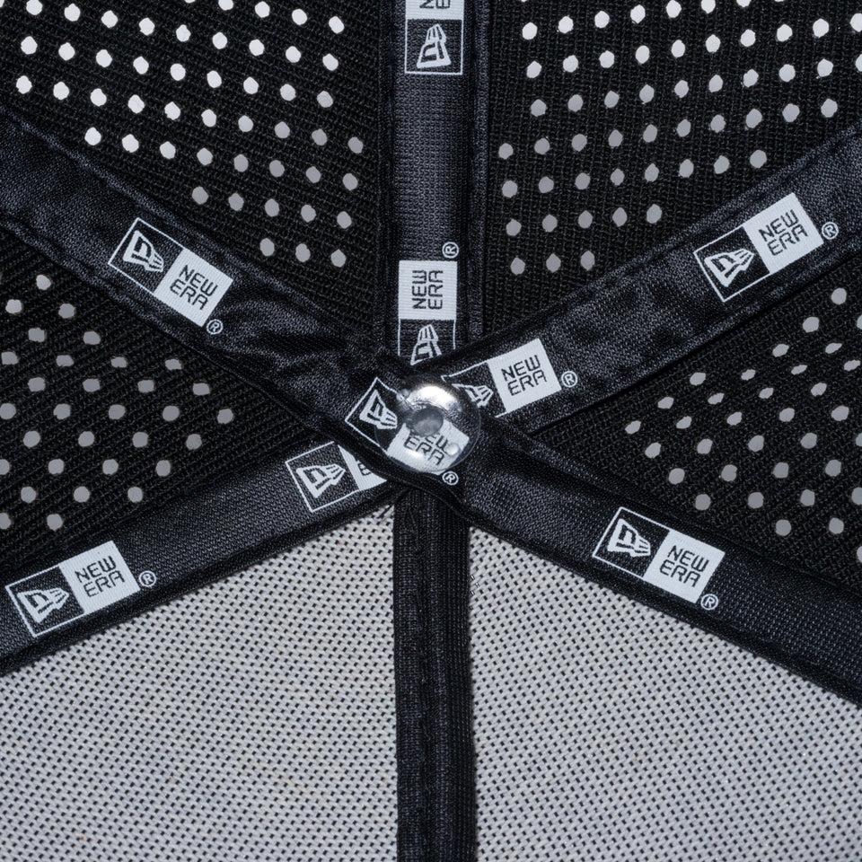 【ゴルフ】 9FORTY A-Frame レーザーパフォーテッド サークルロゴ ブラック - 12674596-OSFM | NEW ERA ニューエラ公式オンラインストア