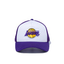 9FORTY A-Frame トラッカー ロサンゼルス・レイカーズ ホワイト × チームカラー パープルメッシュ - 12746912-OSFM | NEW ERA ニューエラ公式オンラインストア