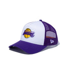 9FORTY A-Frame トラッカー ロサンゼルス・レイカーズ ホワイト × チームカラー パープルメッシュ - 12746912-OSFM | NEW ERA ニューエラ公式オンラインストア