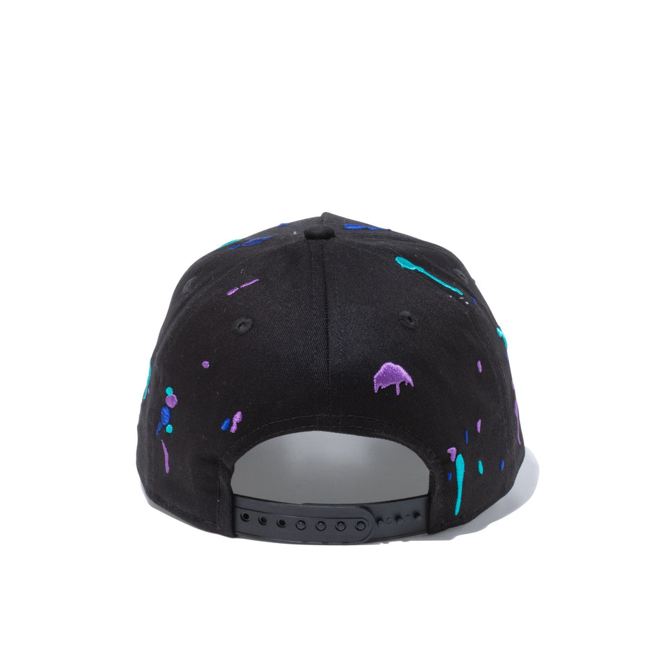 9FORTY A-Frame ニューヨーク・ヤンキース スプラッシュエンブロイダリー ブラック - 12853926-OSFM | NEW ERA ニューエラ公式オンラインストア