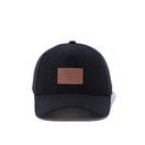 9FORTY A-Frame メルトン レザーパッチ ブラック - 12853939-OSFM | NEW ERA ニューエラ公式オンラインストア