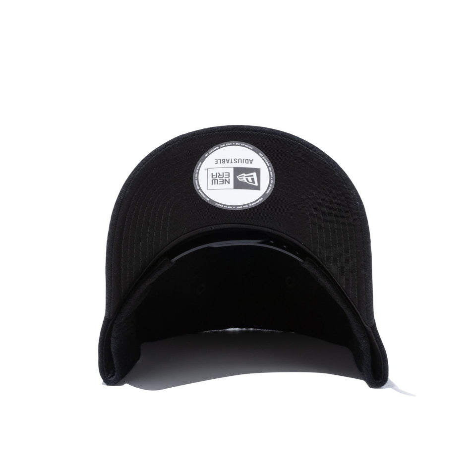 9FORTY A-Frame メルトン レザーパッチ ブラック - 12853939-OSFM | NEW ERA ニューエラ公式オンラインストア