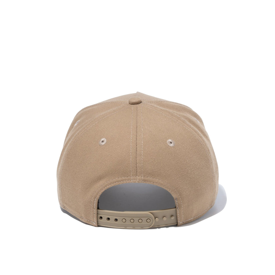 9FORTY A-Frame ボックスロゴ カーキ × ベージュ - 12853955-OSFM | NEW ERA ニューエラ公式オンラインストア