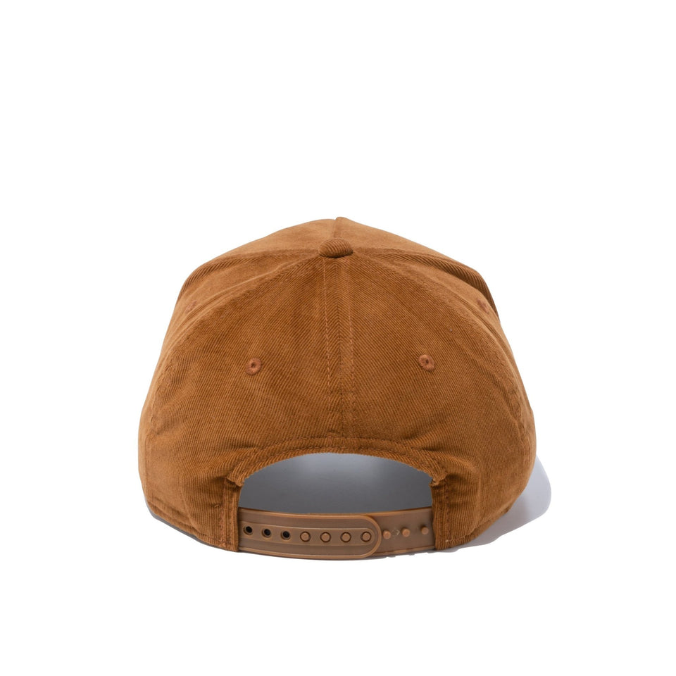 【ゴルフ】 9FORTY A-Frame マイクロコーデュロイ ウーブンパッチ ブラウン - 12855133-OSFM | NEW ERA ニューエラ公式オンラインストア