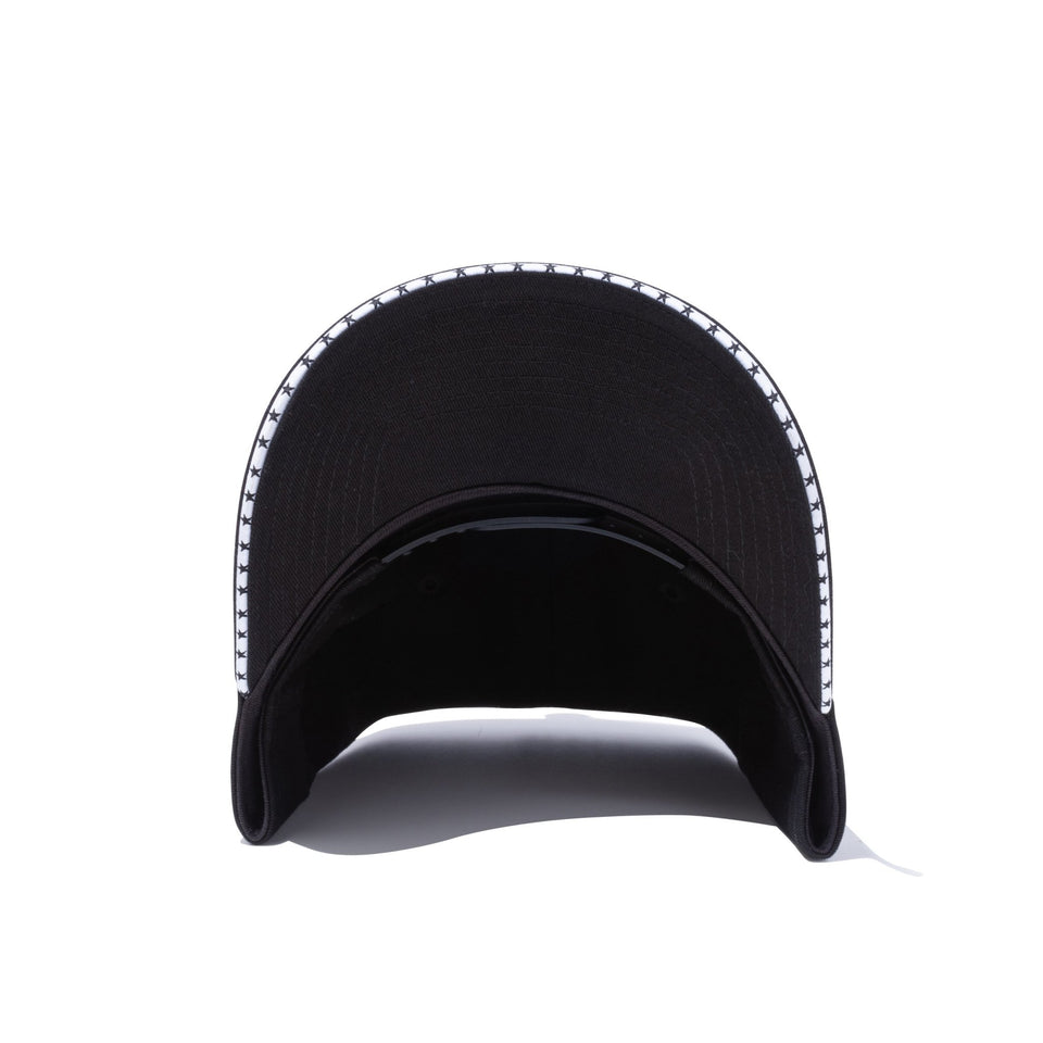 9FORTY A-Frame サンドイッチバイザー スター ブラック/ホワイト - 12884790-OSFM | NEW ERA ニューエラ公式オンラインストア
