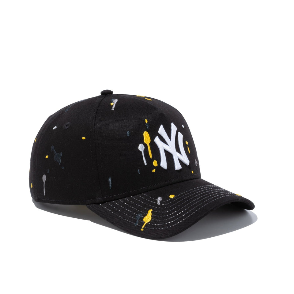 9FORTY A-Frame スプラッシュエンブロイダリー ニューヨーク・ヤンキース ブラック - 13054533-OSFM | NEW ERA ニューエラ公式オンラインストア