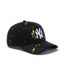 9FORTY A-Frame スプラッシュエンブロイダリー ニューヨーク・ヤンキース ブラック - 13054533-OSFM | NEW ERA ニューエラ公式オンラインストア