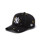 9FORTY A-Frame スプラッシュエンブロイダリー ニューヨーク・ヤンキース ブラック - 13054533-OSFM | NEW ERA ニューエラ公式オンラインストア