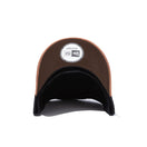 9FORTY A-Frame ダックキャンバス レザーパッチ ダックブラック ブラウンスエードバイザー - 13054546-OSFM | NEW ERA ニューエラ公式オンラインストア