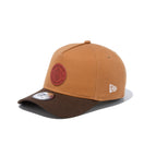 9FORTY A-Frame ダックキャンバス レザーパッチ タン 【ニューエラ アウトドア】 - 13058925-OSFM | NEW ERA ニューエラ公式オンラインストア