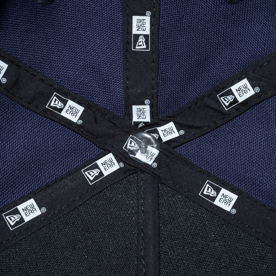 9FORTY A-Frame ダックキャンバス レザーパッチ ネイビー 【ニューエラ アウトドア】 - 13058926-OSFM | NEW ERA ニューエラ公式オンラインストア
