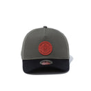 9FORTY A-Frame ダックキャンバス レザーパッチ モス 【ニューエラ アウトドア】 - 13058927-OSFM | NEW ERA ニューエラ公式オンラインストア