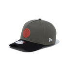 9FORTY A-Frame ダックキャンバス レザーパッチ モス 【ニューエラ アウトドア】 - 13058927-OSFM | NEW ERA ニューエラ公式オンラインストア