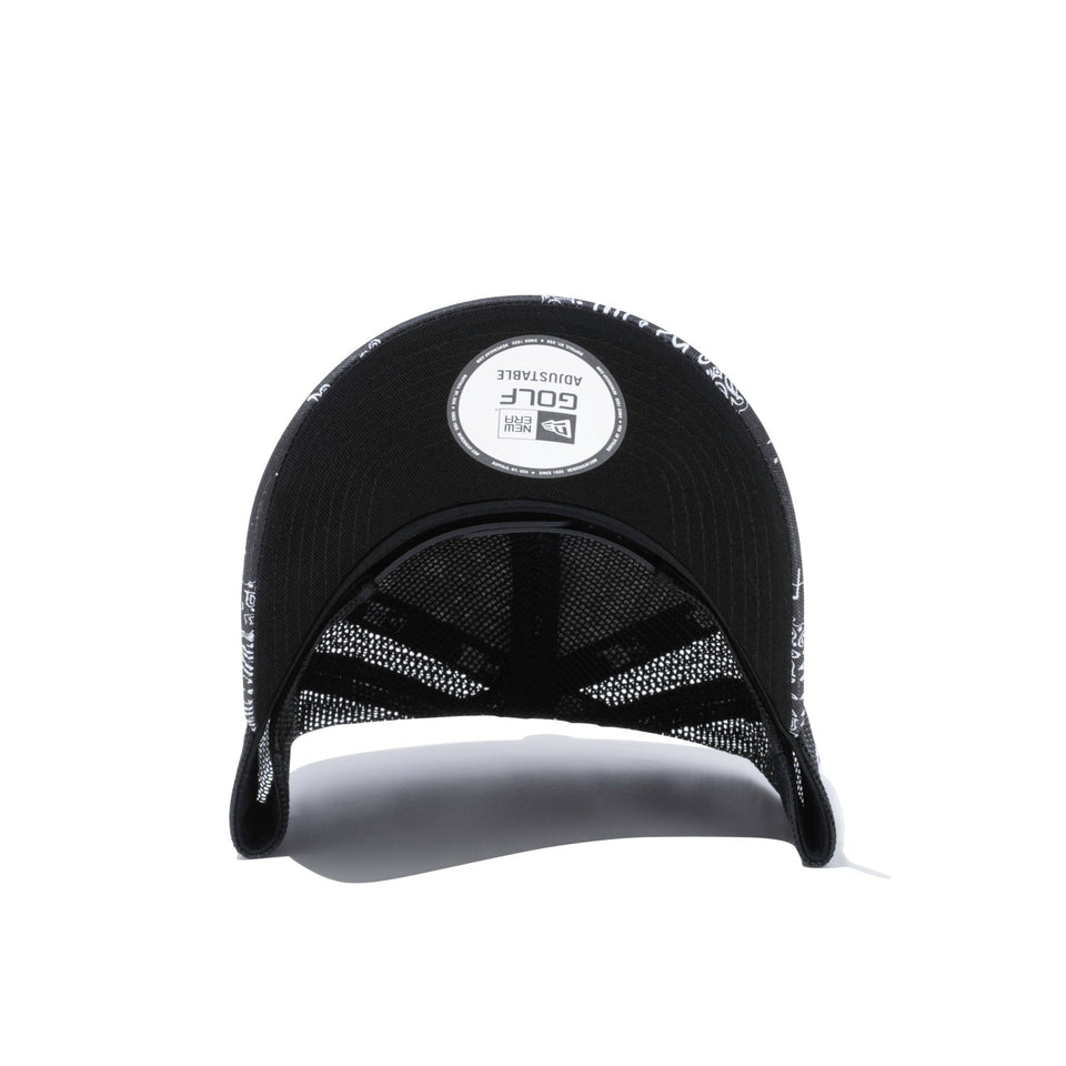 【ゴルフ】 9FORTY A-Frame トラッカー ゴルフペイズリー ブラックペイズリー - 13059054-OSFM | NEW ERA ニューエラ公式オンラインストア