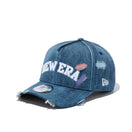 【ゴルフ】 9FORTY A-Frame リペアステッチ アーチロゴ ウォッシュドデニム - 13059075-OSFM | NEW ERA ニューエラ公式オンラインストア