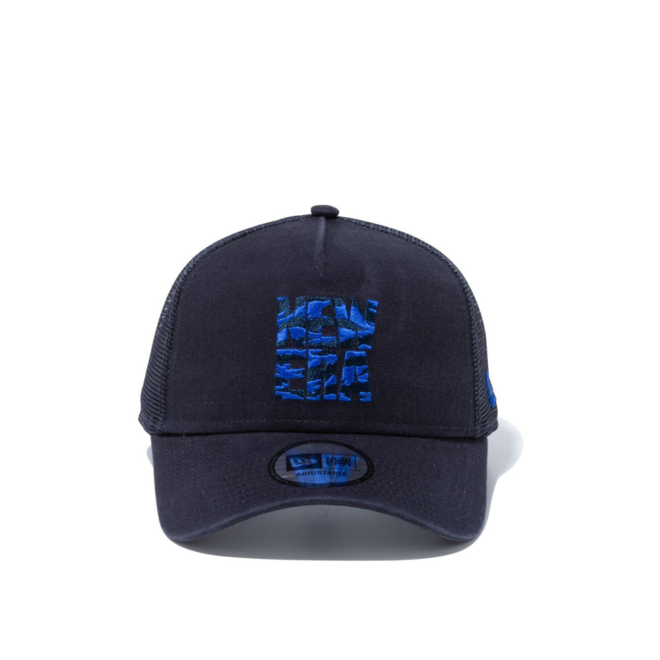 9FORTY A-Frame トラッカー スクエアニューエラ タイガーストライプカモ ネイビー - 13059201-OSFM | NEW ERA ニューエラ公式オンラインストア