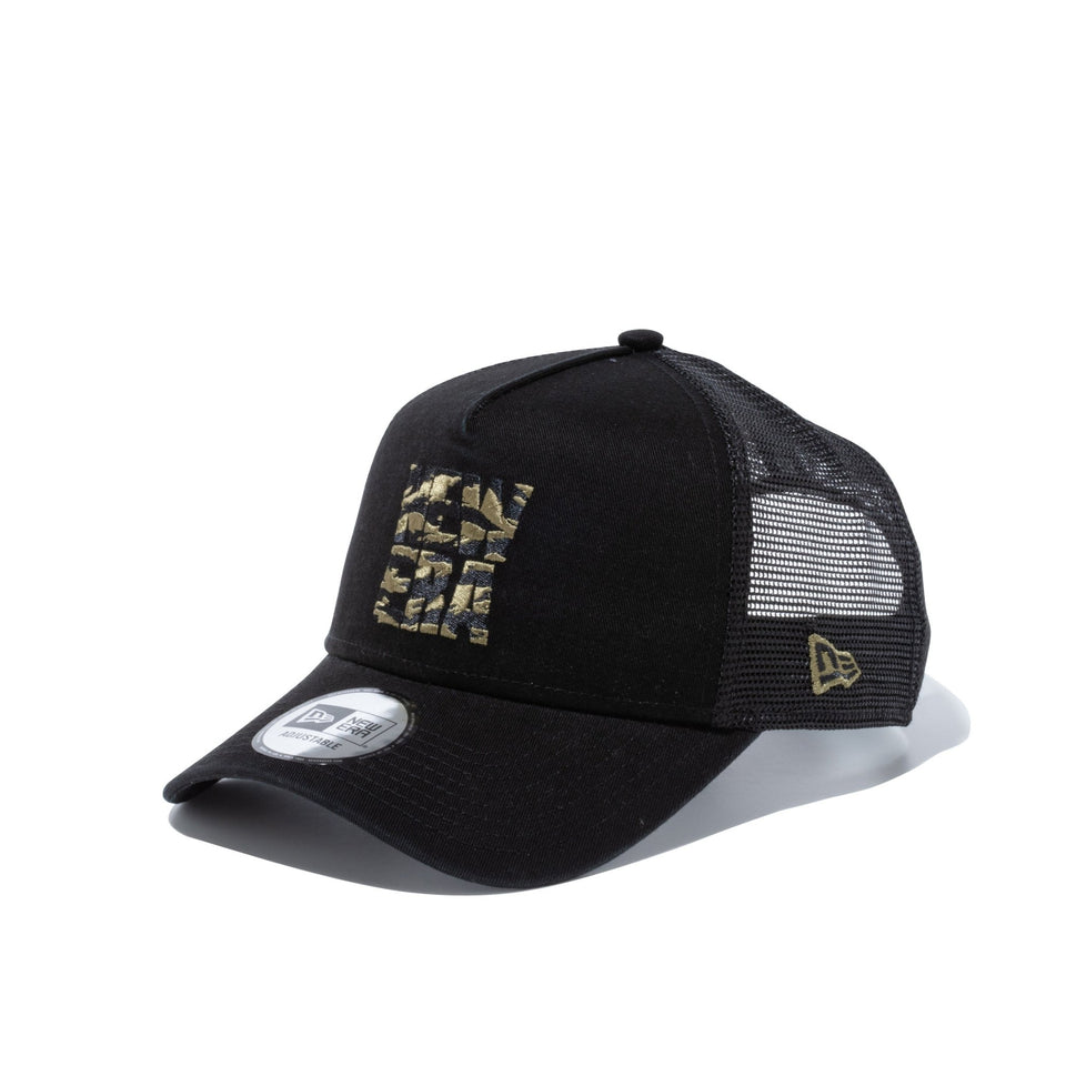 9FORTY A-Frame トラッカー スクエアニューエラ タイガーストライプカモ ブラック - 13059203-OSFM | NEW ERA ニューエラ公式オンラインストア