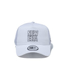 9FORTY A-Frame トラッカー スクエアニューエラ アウトライン ホワイト - 13059204-OSFM | NEW ERA ニューエラ公式オンラインストア