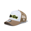 9FORTY A-Frame トラッカー スプレーロゴ カーキ - 13059207-OSFM | NEW ERA ニューエラ公式オンラインストア