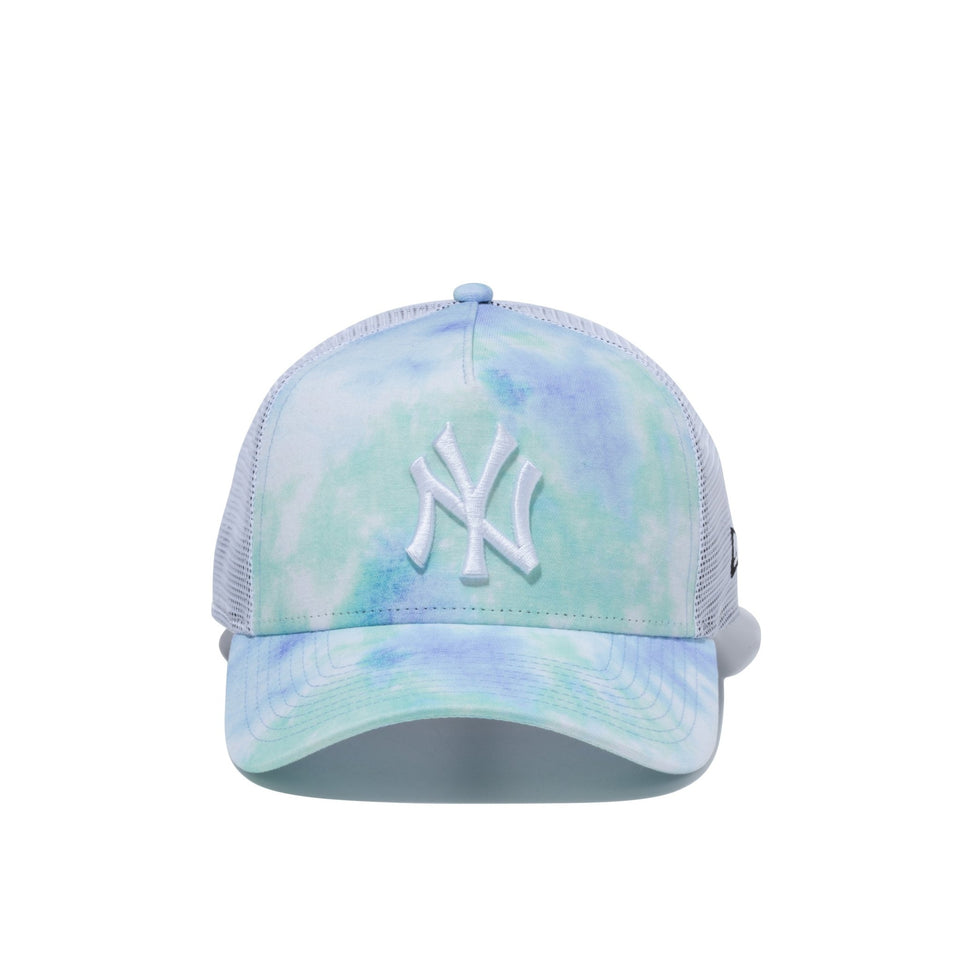9FORTY A-Frame トラッカー タイダイ ニューヨーク・ヤンキース ブルータイダイ - 13059223-OSFM | NEW ERA ニューエラ公式オンラインストア