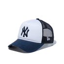 9FORTY A-Frame トラッカー パイル ニューヨーク・ヤンキース ネイビー - 13059224-OSFM | NEW ERA ニューエラ公式オンラインストア
