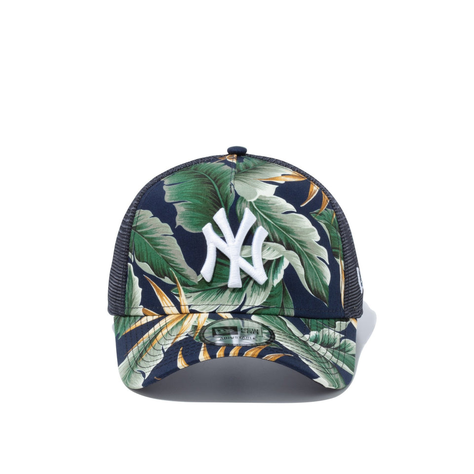 9FORTY A-Frame トラッカー ボタニカル ニューヨーク・ヤンキース ネイビーボタニカル - 13059228-OSFM | NEW ERA ニューエラ公式オンラインストア