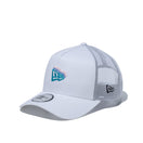 9FORTY A-Frame トラッカー モーションロゴ フラッグロゴ ホワイト - 13059238-OSFM | NEW ERA ニューエラ公式オンラインストア