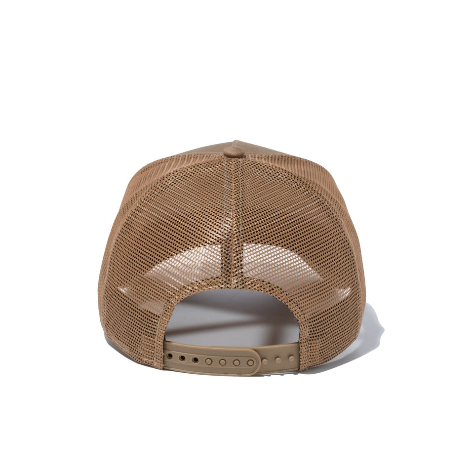 9FORTY A-Frame トラッカー スクエアニューエラロゴ カーキ × スノーホワイト カーキメッシュ - 13515889-OSFM | NEW ERA ニューエラ公式オンラインストア