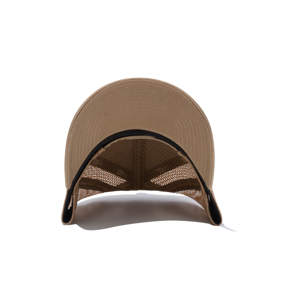 9FORTY A-Frame トラッカー スクエアニューエラロゴ カーキ × スノーホワイト カーキメッシュ - 13515889-OSFM | NEW ERA ニューエラ公式オンラインストア