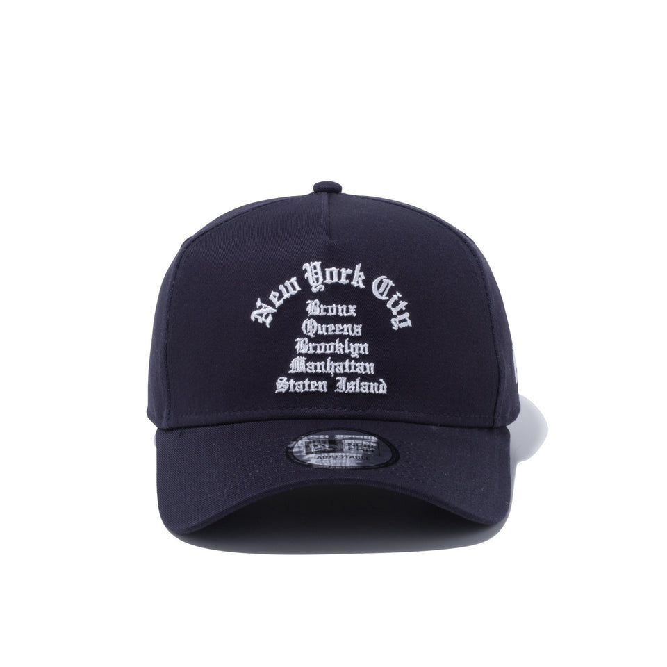 9FORTY A-Frame トラッカー 5BOROUGHTS ネイビー - 12711463-OSFM | NEW ERA ニューエラ公式オンラインストア
