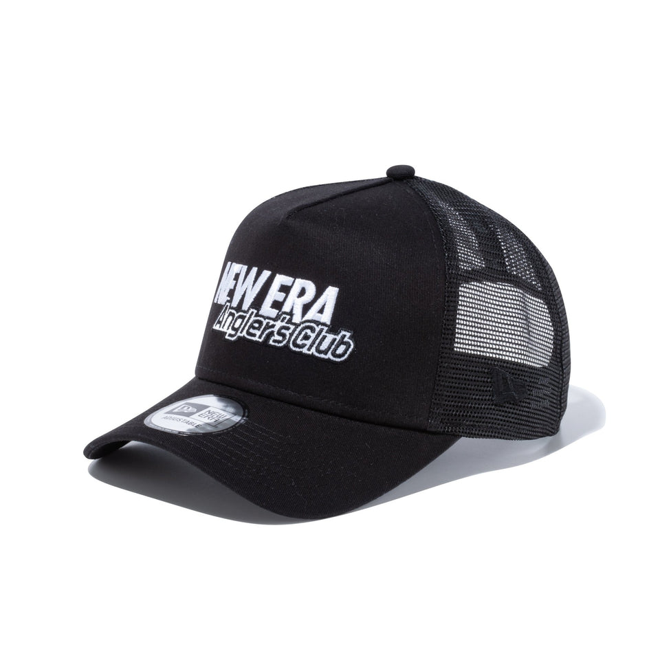 9FORTY A-Frame トラッカー Angler Club キャッツキル ブラック【ニューエラアウトドア】 - 13516255-OSFM | NEW ERA ニューエラ公式オンラインストア