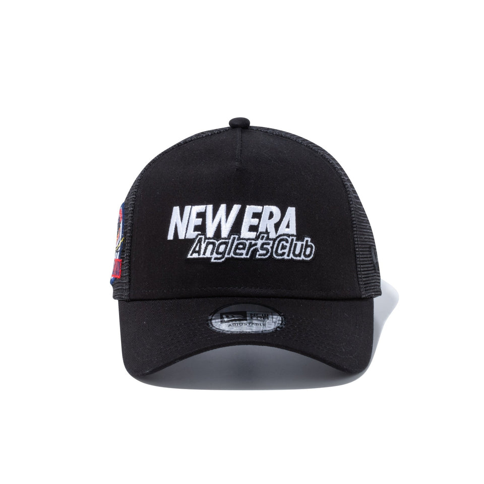 9FORTY A-Frame トラッカー Angler Club キャッツキル ブラック【ニューエラアウトドア】 - 13516255-OSFM | NEW ERA ニューエラ公式オンラインストア