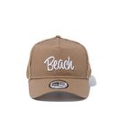 9FORTY A-Frame トラッカー ビーチ Beach カーキ - 13059279-OSFM | NEW ERA ニューエラ公式オンラインストア