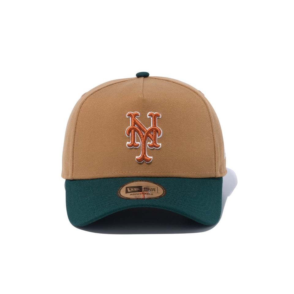 9FORTY A-Frame Beef and Broccoli ニューヨーク・メッツ ウィート ダークグリーンバイザー - 13750639-OSFM | NEW ERA ニューエラ公式オンラインストア