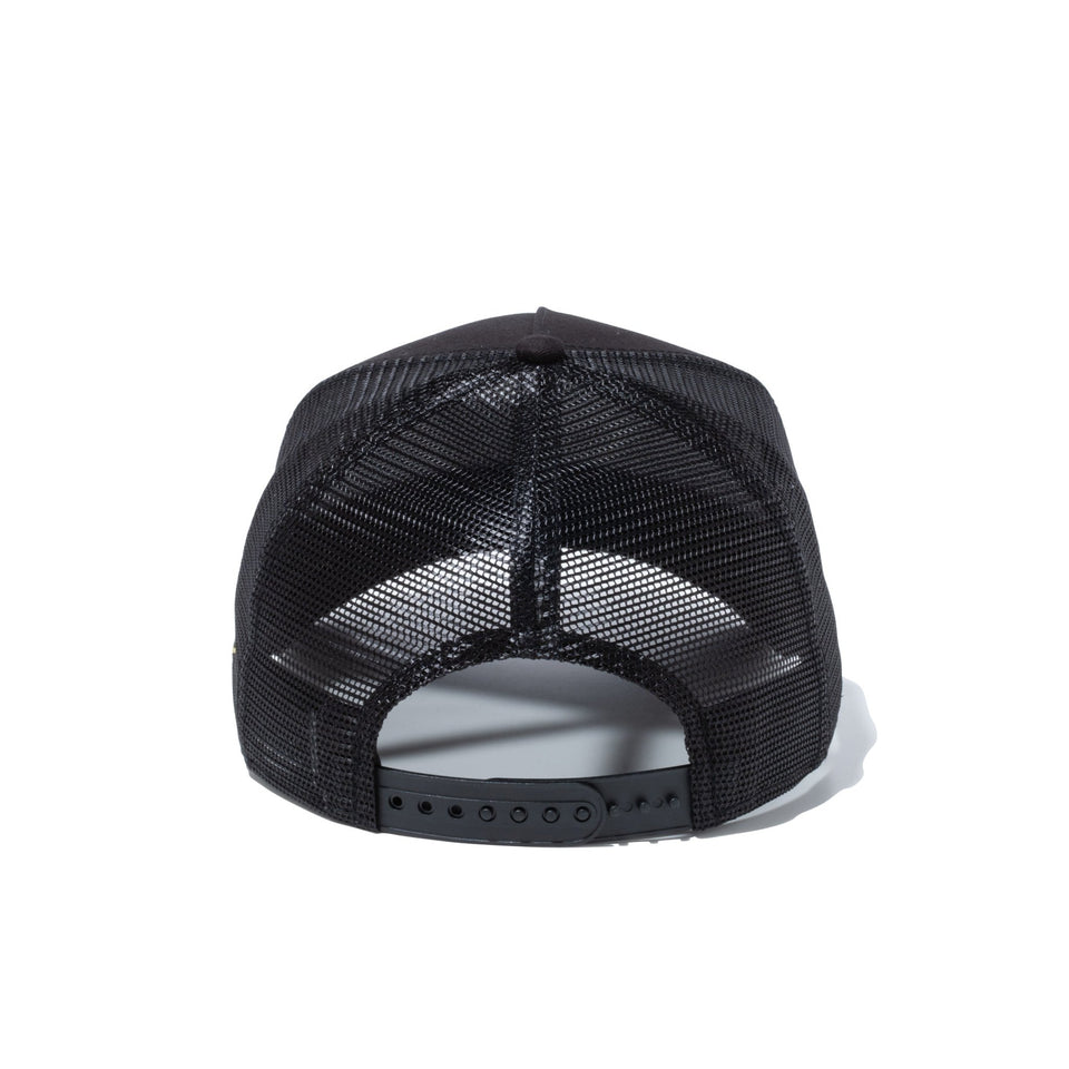 9FORTY A-Frame トラッカー Box Logo ボックスロゴ ブラック × ゴールド - 13515952-OSFM | NEW ERA ニューエラ公式オンラインストア