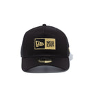 9FORTY A-Frame トラッカー Box Logo ボックスロゴ ブラック × ゴールド - 13515952-OSFM | NEW ERA ニューエラ公式オンラインストア